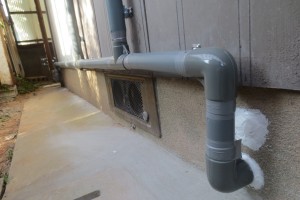 水道管からの水漏れ修理、水道管の配管